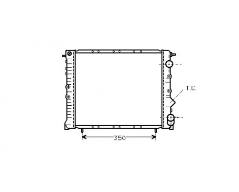 Kylare, motorkylning 43002162 International Radiators