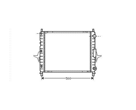 Kylare, motorkylning 43002167 International Radiators