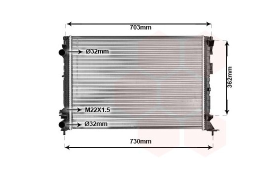 Kylare, motorkylning 43002259 International Radiators, bild 2