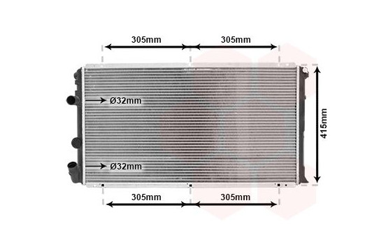 Kylare, motorkylning 43002263 International Radiators, bild 2