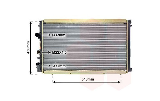 Kylare, motorkylning 43002274 International Radiators, bild 2
