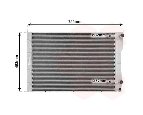 Kylare, motorkylning 43002293 International Radiators, bild 2
