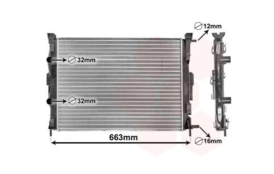 Kylare, motorkylning 43002307 International Radiators, bild 2