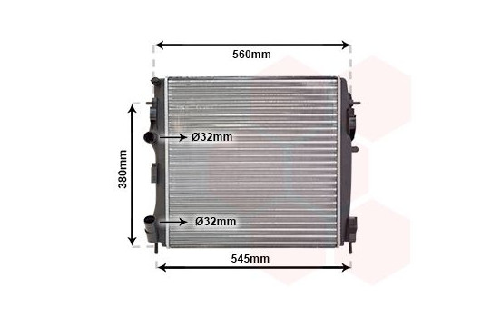 Kylare, motorkylning 43002309 International Radiators, bild 2