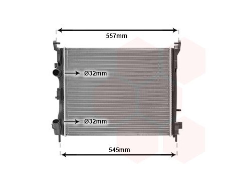 Kylare, motorkylning 43002362 International Radiators, bild 2