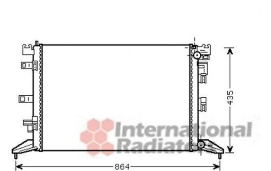 Kylare, motorkylning 43002416 International Radiators, bild 2
