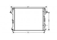 Kylare, motorkylning 43002421 International Radiators
