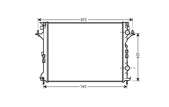 Kylare, motorkylning 43002421 International Radiators