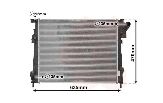 Kylare, motorkylning 43002427 International Radiators, bild 2