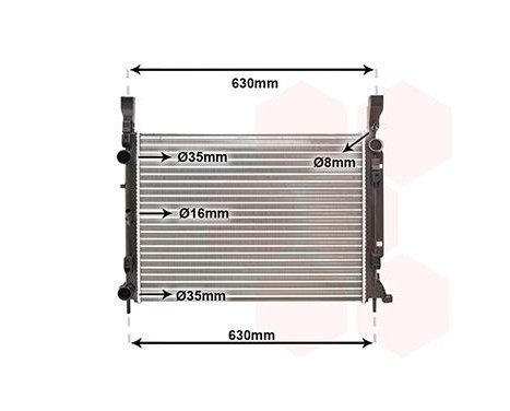 Kylare, motorkylning 43002469 International Radiators, bild 2