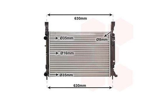 Kylare, motorkylning 43002469 International Radiators, bild 2