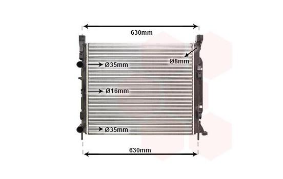 Kylare, motorkylning 43002470 International Radiators, bild 2