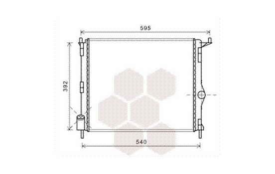 Kylare, motorkylning 43002476 International Radiators, bild 2