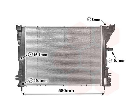 Kylare, motorkylning 43002608 International Radiators