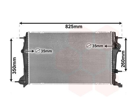 Kylare, motorkylning 43002616 International Radiators