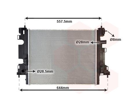 Kylare, motorkylning 43012703 International Radiators