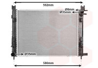 Kylare, motorkylning 43012708 International Radiators