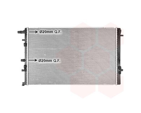 Kylare, motorkylning 43012714 International Radiators