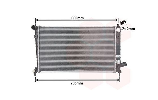 Kylare, motorkylning 47002035 International Radiators, bild 2