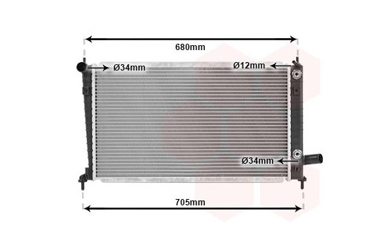 Kylare, motorkylning 47002036 International Radiators, bild 2