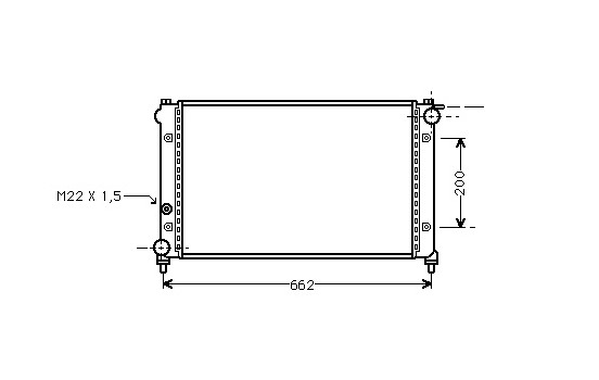 Kylare, motorkylning 49002005 International Radiators