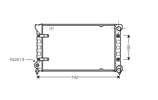 Kylare, motorkylning 49002019 International Radiators