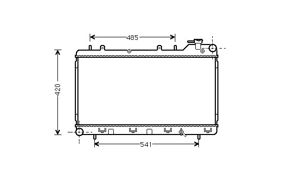 Kylare, motorkylning 51002015 International Radiators