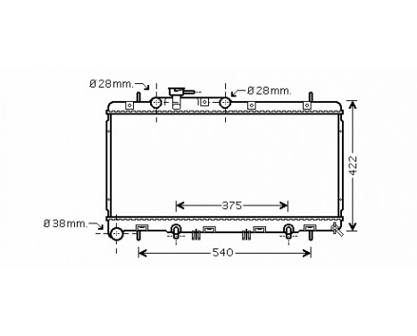 Kylare, motorkylning 51002059 International Radiators