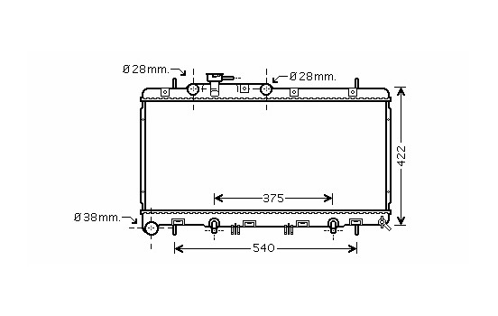 Kylare, motorkylning 51002059 International Radiators