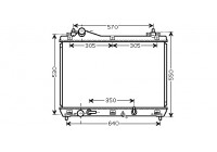 Kylare, motorkylning 52002105 International Radiators