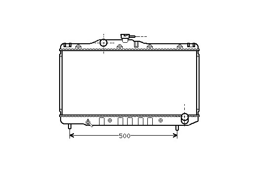 Kylare, motorkylning 53002099 International Radiators