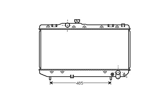 Kylare, motorkylning 53002144 International Radiators