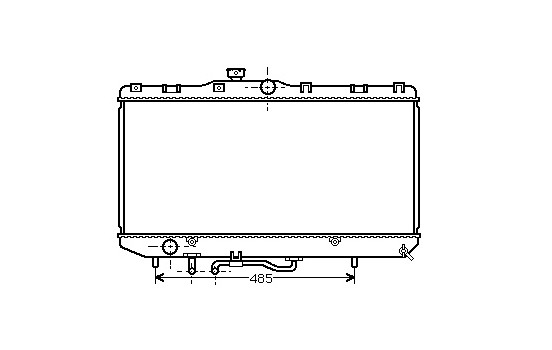Kylare, motorkylning 53002146 International Radiators