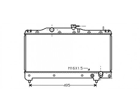 Kylare, motorkylning 53002163 International Radiators