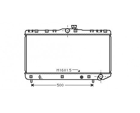 Kylare, motorkylning 53002181 International Radiators