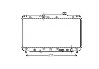 Kylare, motorkylning 53002186 International Radiators