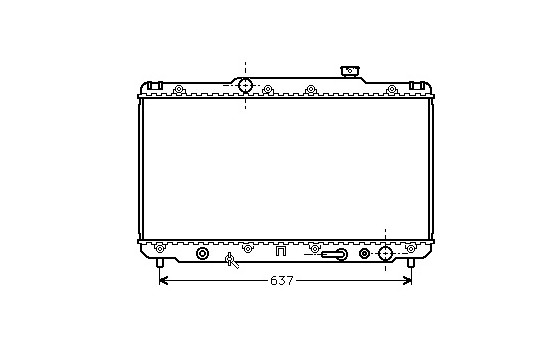 Kylare, motorkylning 53002186 International Radiators