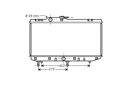 Kylare, motorkylning 53002208 International Radiators