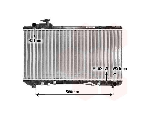 Kylare, motorkylning 53002220 International Radiators, bild 2