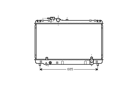Kylare, motorkylning 53002234 International Radiators