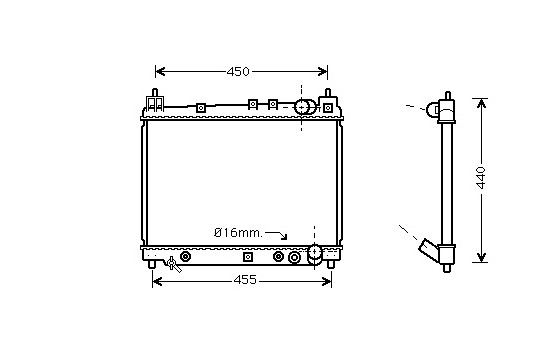 Kylare, motorkylning 53002259 International Radiators