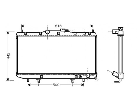 Kylare, motorkylning 53002261 International Radiators