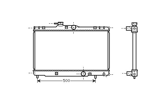 Kylare, motorkylning 53002273 International Radiators