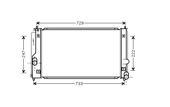 Kylare, motorkylning 53002295 International Radiators
