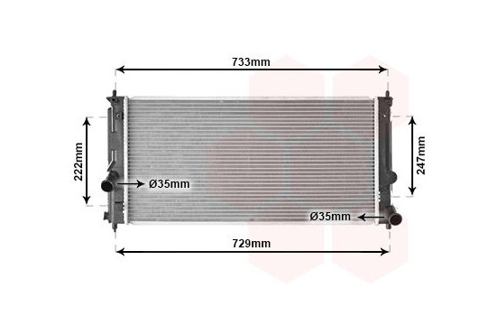 Kylare, motorkylning 53002295 International Radiators, bild 2