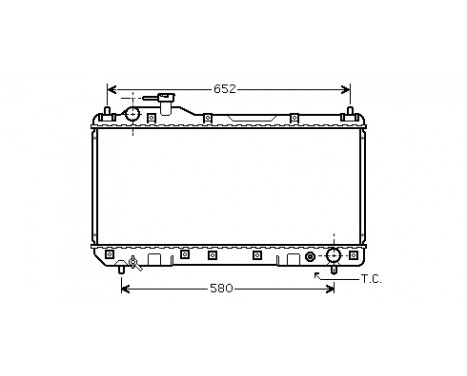 Kylare, motorkylning 53002297 International Radiators