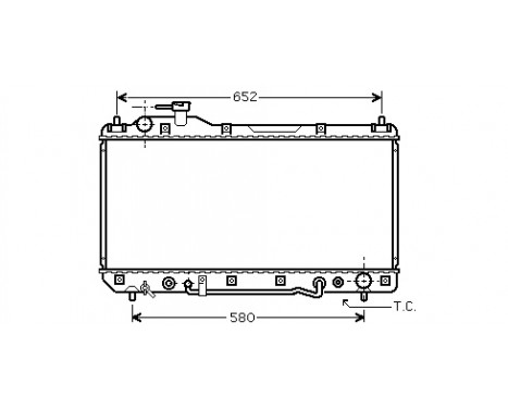 Kylare, motorkylning 53002298 International Radiators