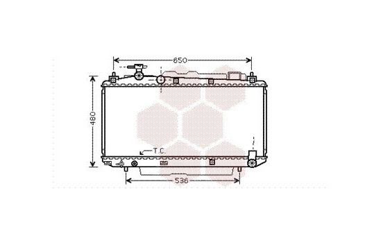 Kylare, motorkylning 53002299 International Radiators, bild 2