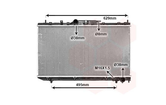 Kylare, motorkylning 53002324 International Radiators, bild 2