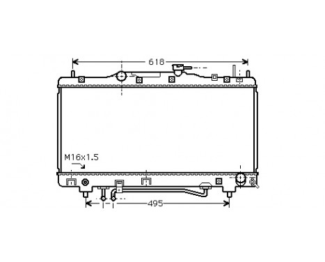 Kylare, motorkylning 53002352 International Radiators